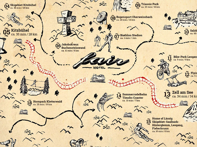 Excursion destinations in Tirol & Salzburg