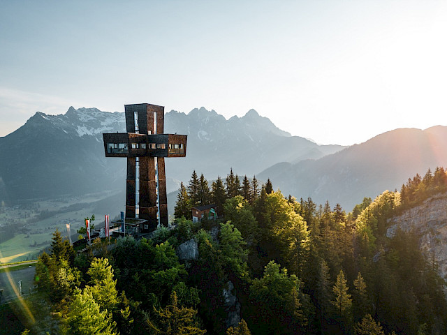 Jakobskreuz auf der Buchensteinwand