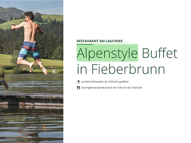 Alpenstyle Bistro at Lauchsee